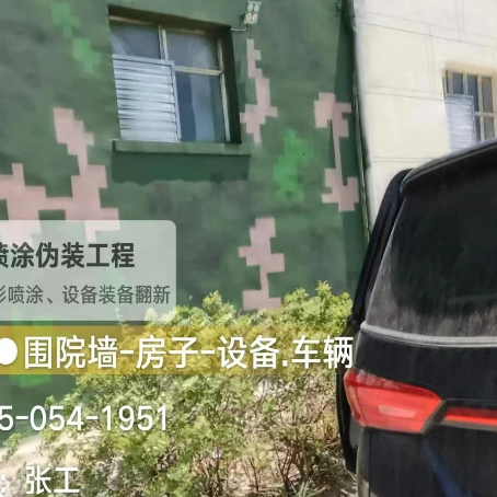 昌吉数码迷彩漆施工